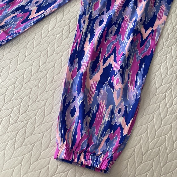Lilly Pulitzer: SAFFRON PRINTED PANT IN AMETHYST ONE TOO MANY NWT - Picture 5 of 7